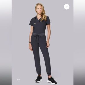 Mandala scrubs set in Color pewter